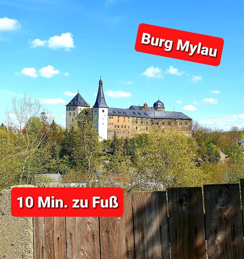 FEWO Blick Mylau 80m2 - Nähe Freizeitpark Plohn&Göltzschtalbrücke - Ruhige Lage - Wald - Wandern - Rad fahren Reichenbach im Vogtland Exterior foto